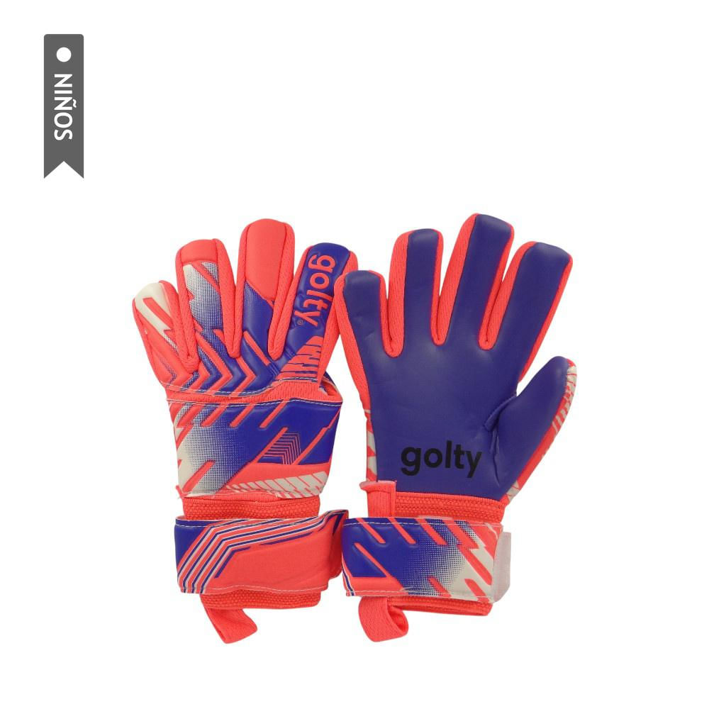 Guante Competencia Golty Pro Fingers Niño Rojo/Gris img #1