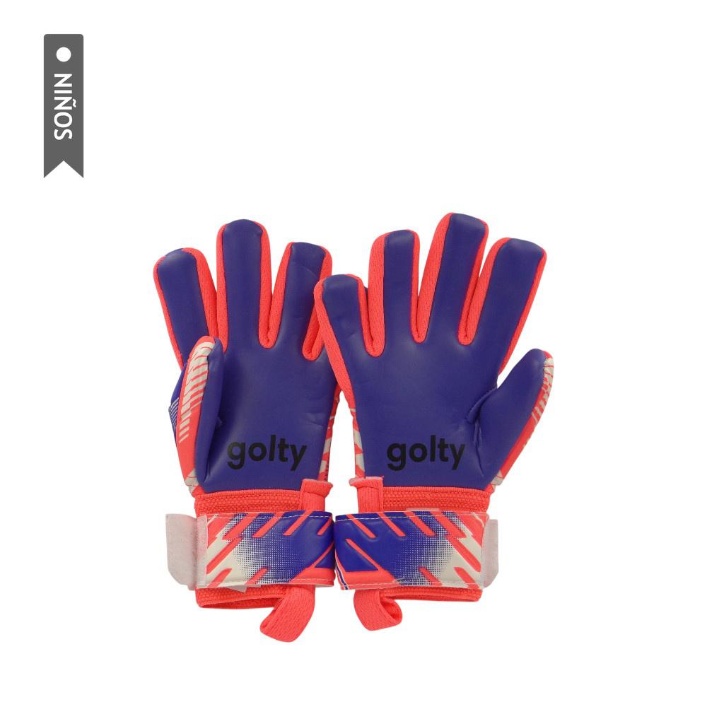 Guante Competencia Golty Pro Fingers Niño Rojo/Gris img #2