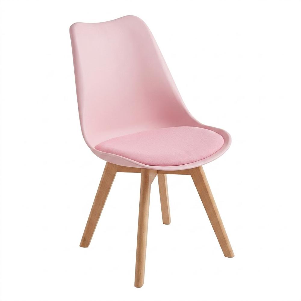 Silla De Comedor Moderno Rosada img #1