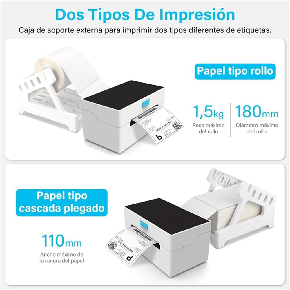 Impresora Térmica De Etiquetas Bluetooth img #2