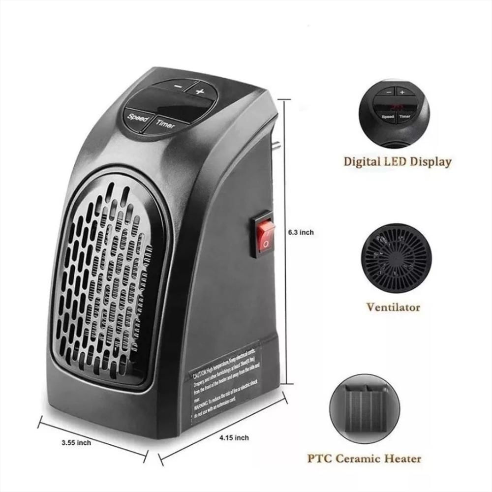 Calefactor Enchufable De Bajo Consumo Con Control De Temperatura img #2