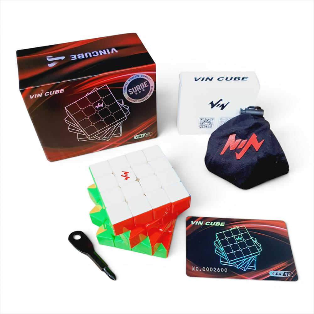 Cubo Rubik 4X4 M V2 Surge Magnetico Ballcore Uv Vin Cube img #1