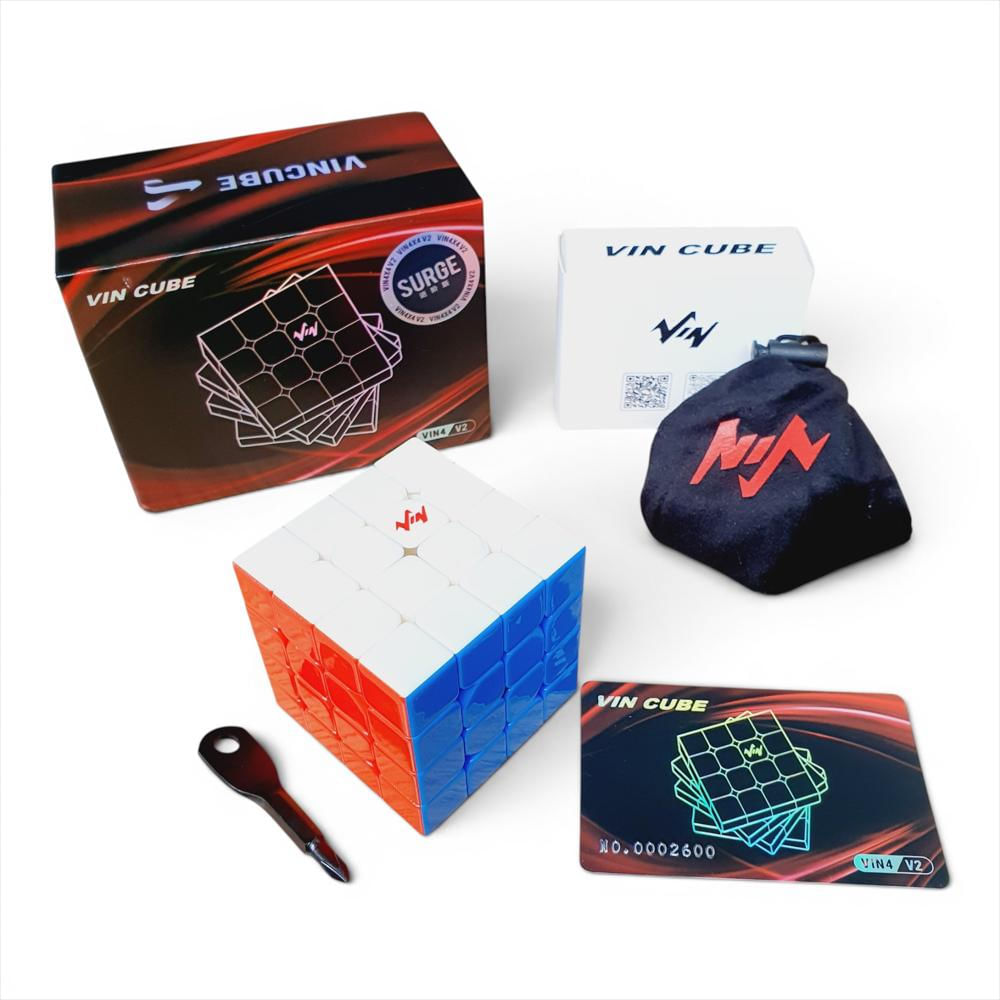 Cubo Rubik 4X4 M V2 Surge Magnetico Ballcore Uv Vin Cube img #2