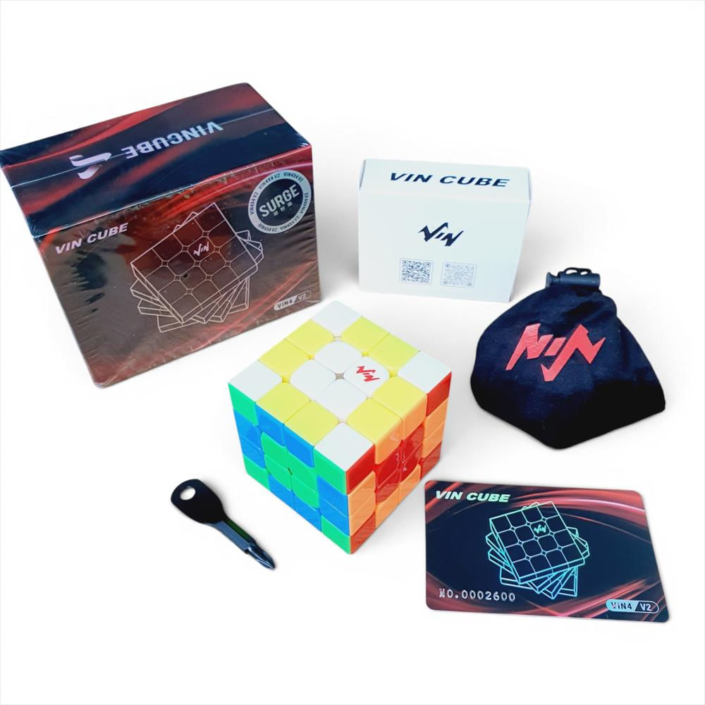 Cubo Rubik 4X4 M V2 Surge Magnetico Ballcore Uv Vin Cube img #3