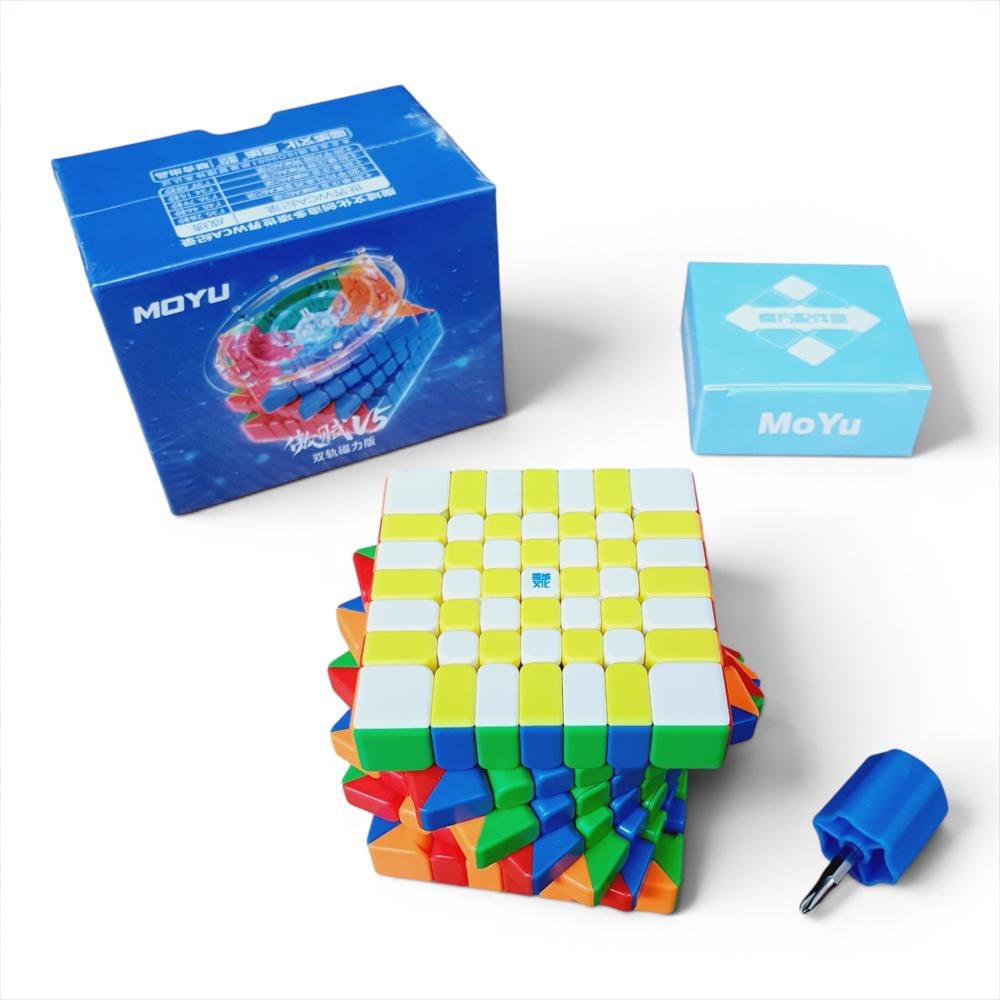 Aofu V5 7X7 Magnetico Dual Track Stickerless Speed Cubo img #1
