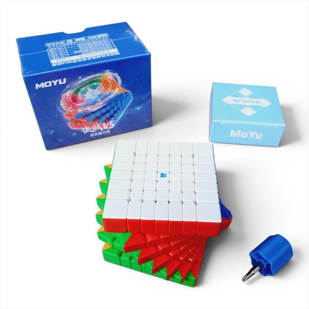 Aofu V5 7X7 Magnetico Dual Track Stickerless Speed Cubo img #2
