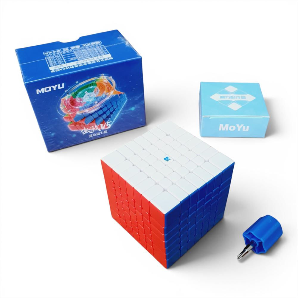 Aofu V5 7X7 Magnetico Dual Track Stickerless Speed Cubo img #3
