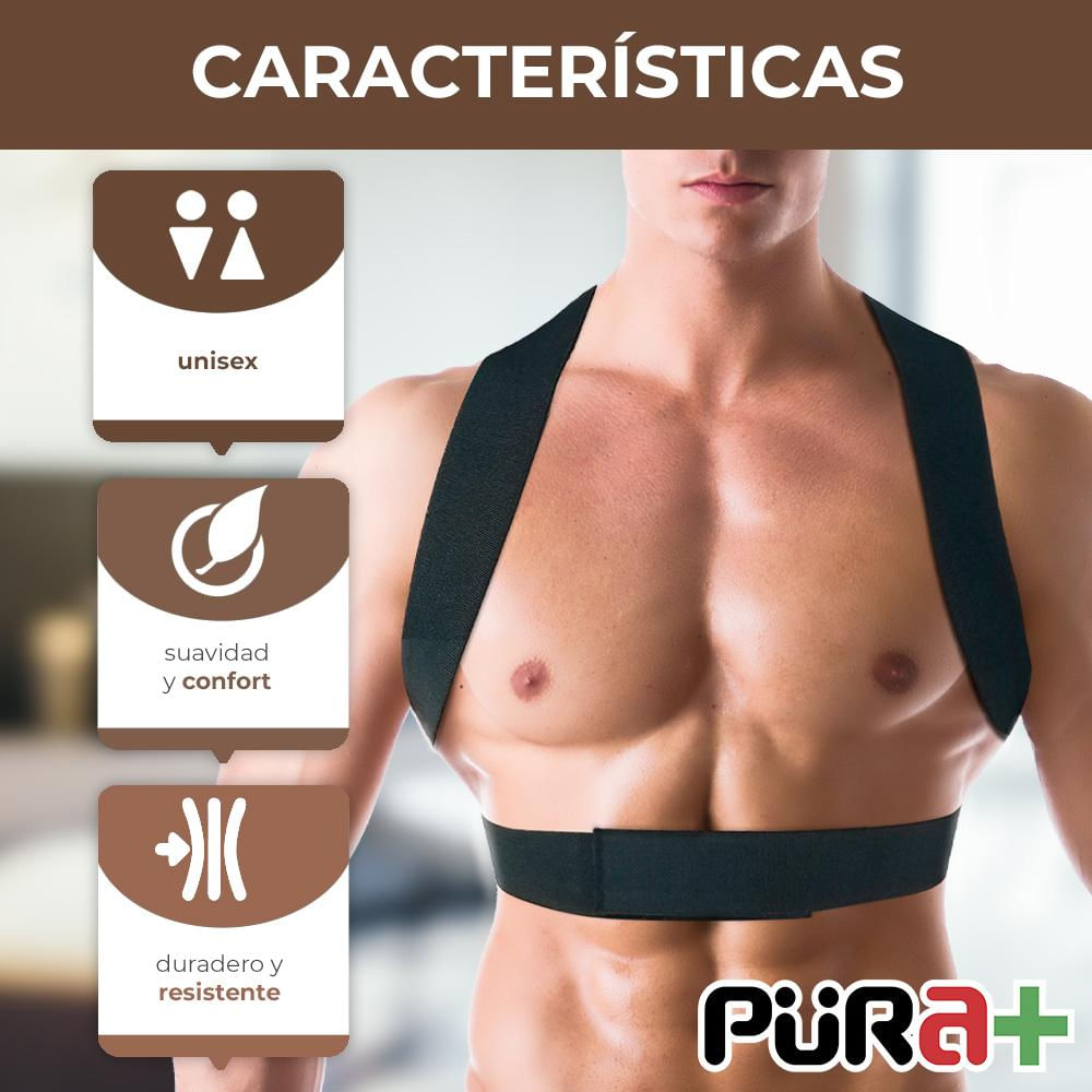 Corrector De Postura Blanco S M img #3