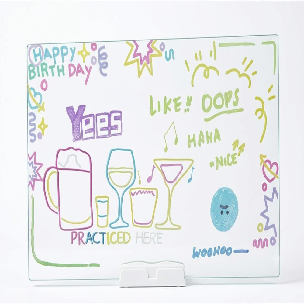 Tablero Pizarra Acrílica Led 30X20 Cm Con 7 Marcadores img #1