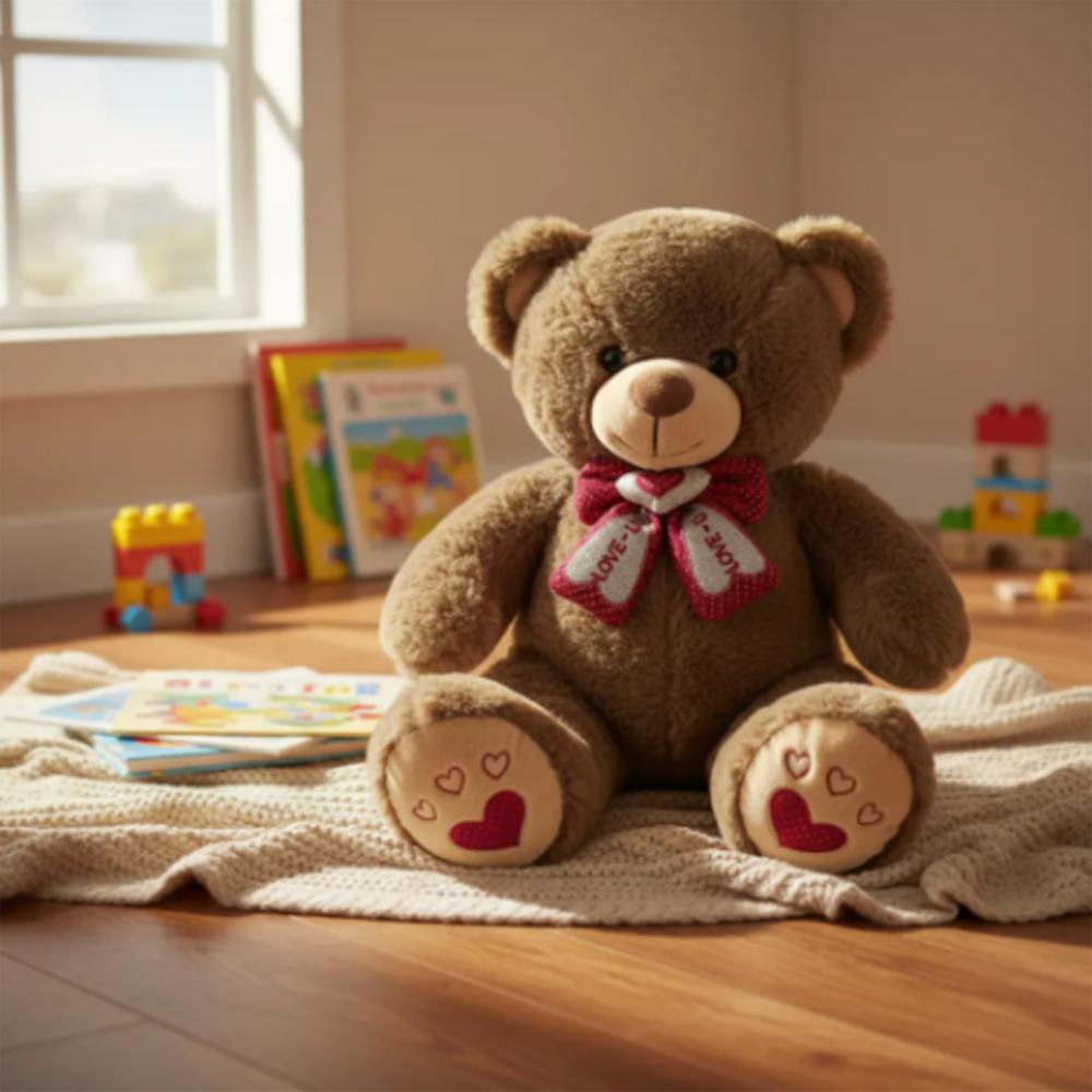 Peluche Oso De 30Cm Perfecto Para Regalar Café img #3