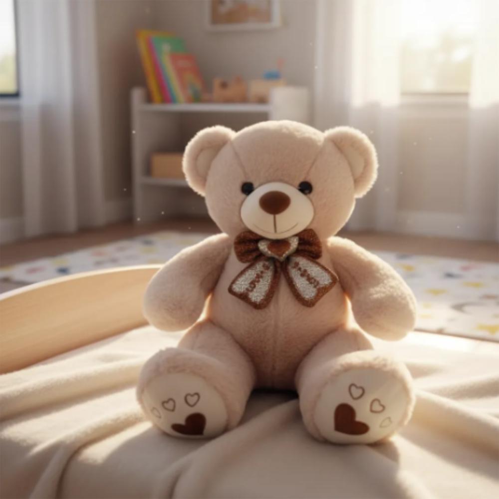 Peluche Oso De 30Cm Perfecto Para Regalar Beige img #4