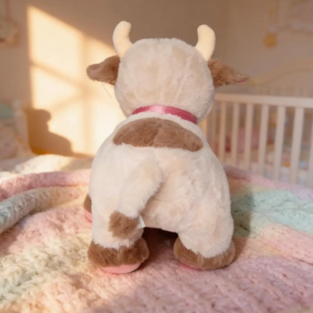 Vaca De Peluche Suave Con Moño Regalo Ideal Grande img #3
