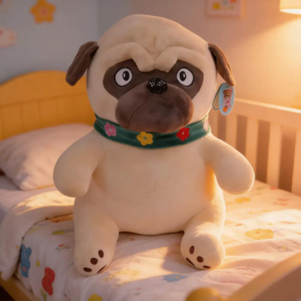 Peluche Suave Y Peludo Tipo Perrito Pugcito img #5