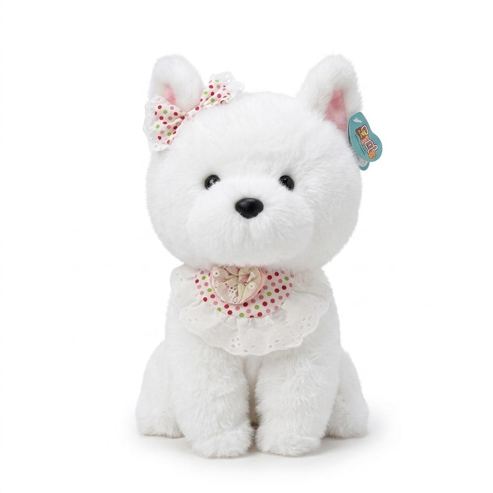 Peluche Suave Y Peludo Tipo Perrito Ternura Rosa img #1