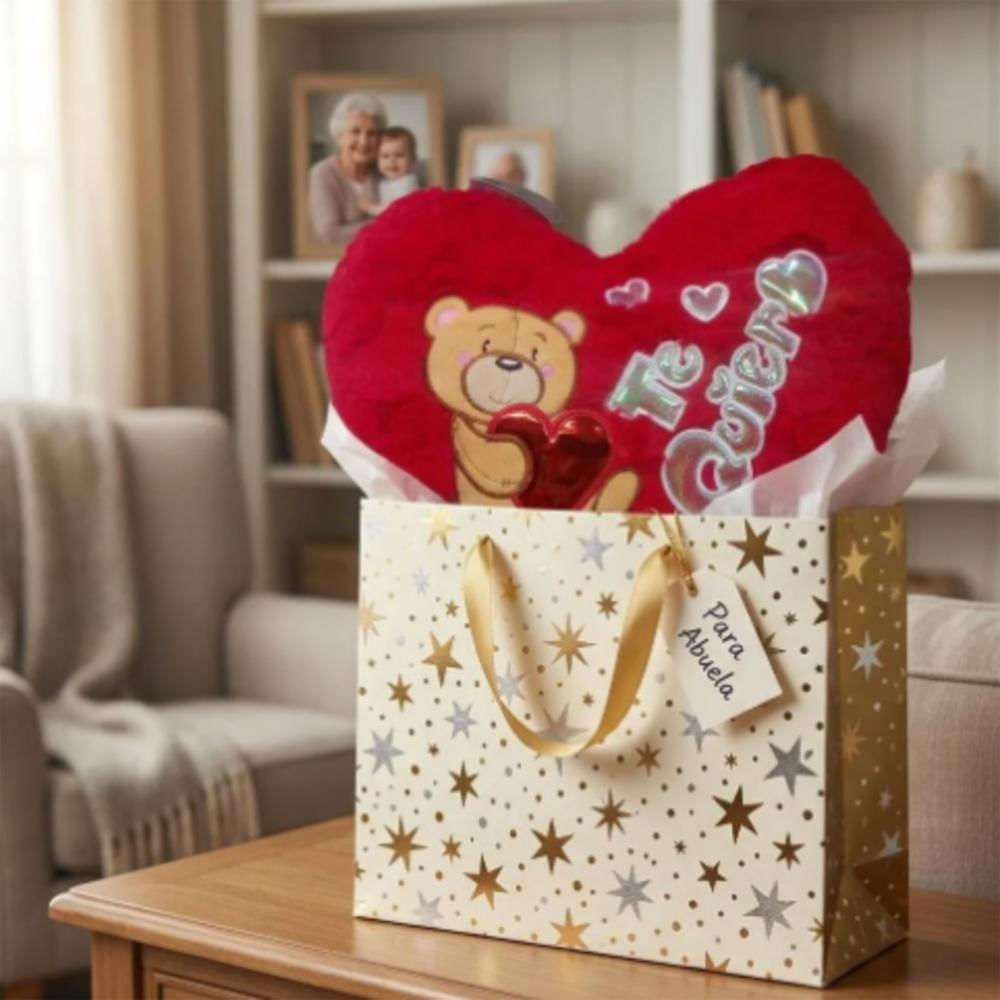 Cojín Corazón Peluche Te Quiero Decorativo Grande img #2