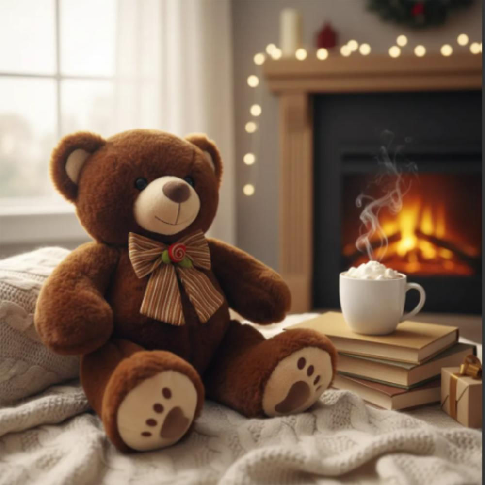 Peluche Oso De 30Cm Perfecto Para Regalar Chocolate img #2