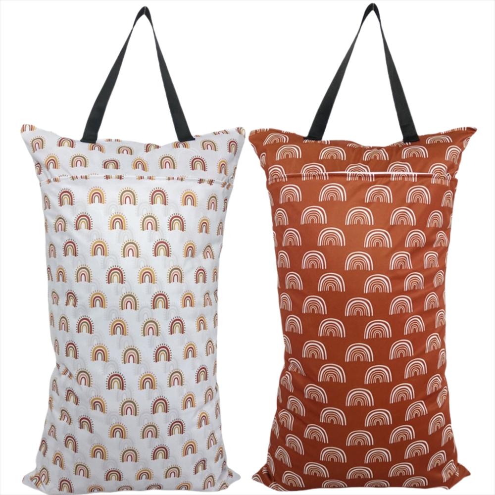 Set De 2 Bolsas Impermeables Btepsga Para Pañales Y Ropa Húmeda img #1