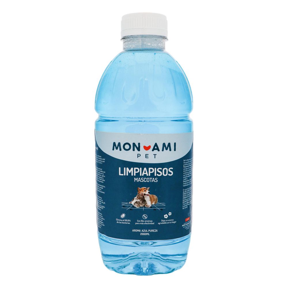 Limpiapisos  MON AMI PET Mascotas Azul Pureza (2000  ml) img #1