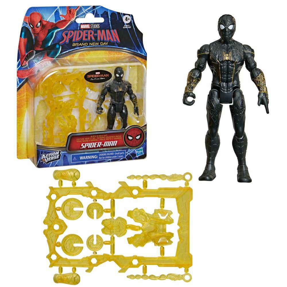 Figura de Acción SPIDERMAN  Traje negro y dorado img #4