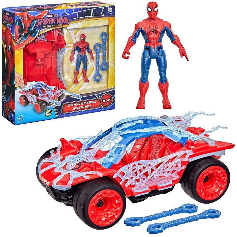 Figura de Acción SPIDERMAN  ActionVerse Stretch & Blast Buggy img #3