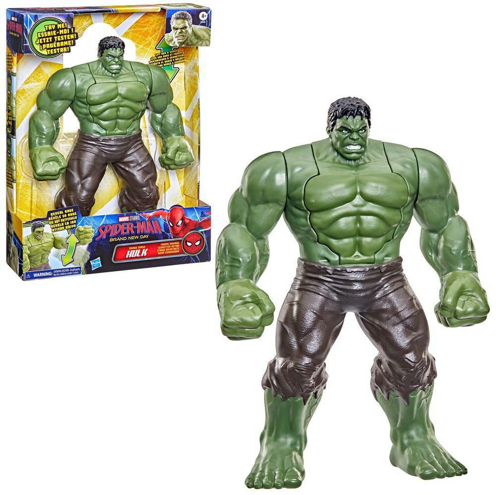 Figura de Acción SPIDERMAN  Ataque Aplastante Hulk img #3