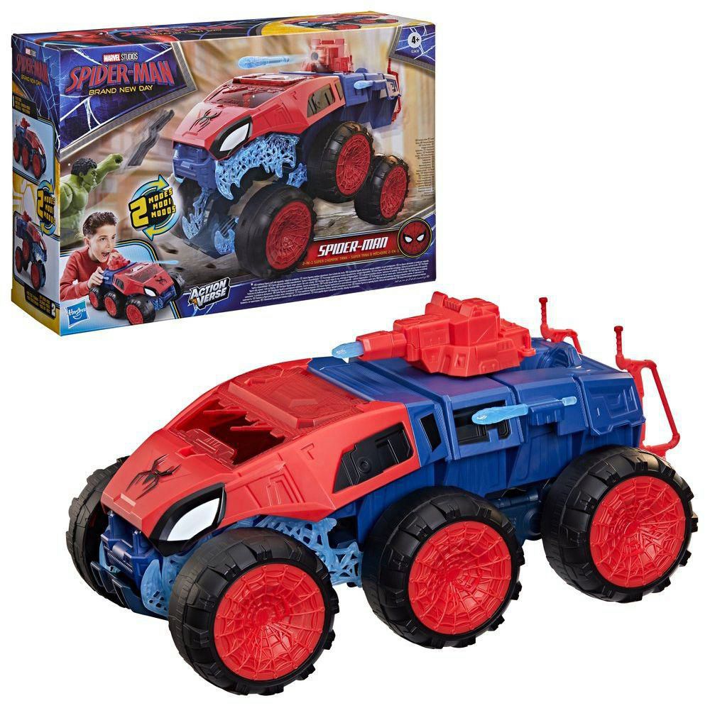 Figura de Acción SPIDERMAN  Supertanque Mordedor 2 en 1 Spider img #3