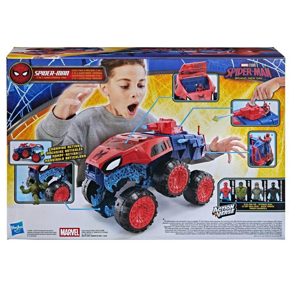Figura de Acción SPIDERMAN  Supertanque Mordedor 2 en 1 Spider img #4