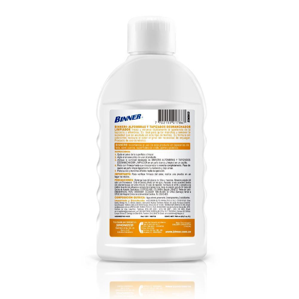 Limpiador BINNER alfombras y tapizados (700  ml) img #4