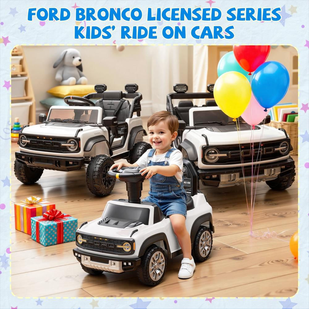 Carrito Montable Iyofe Ford Bronco Raptor Blanco img #2