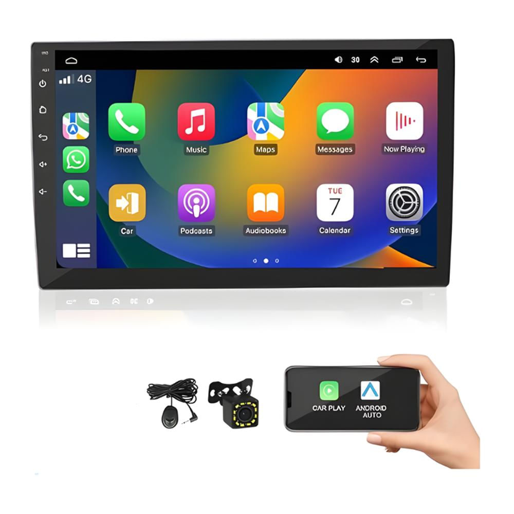 Pantalla Carplay Android Auto 10'' Kit Gps Cámara Reversa img #1