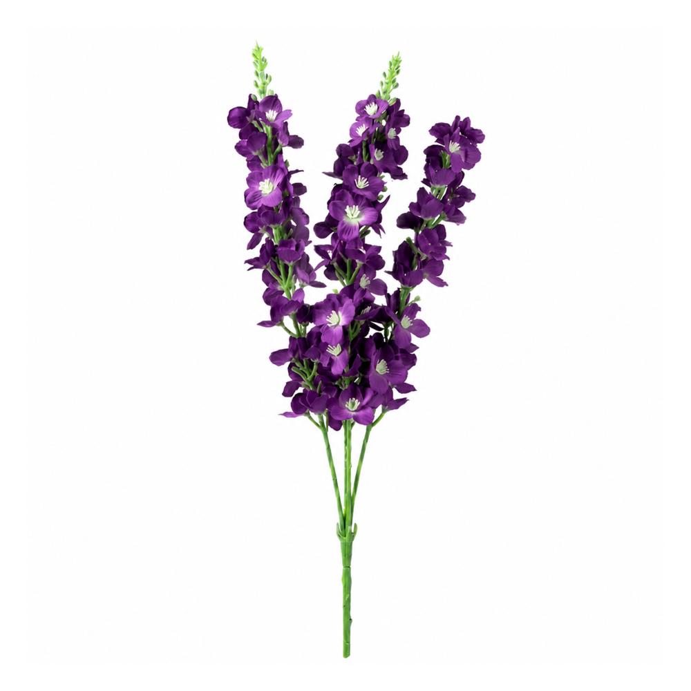 Ramo Artificial De Flores Moradas Decorativas img #1