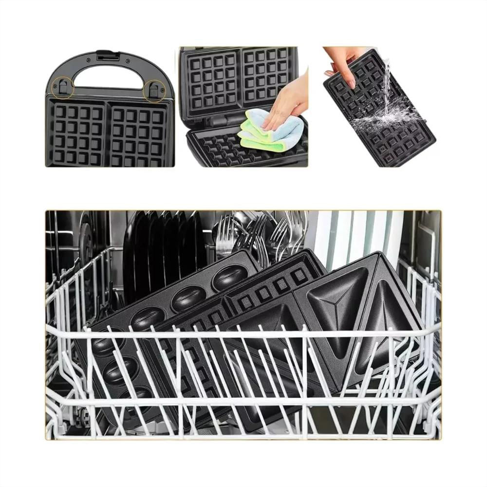 Sanduchera 6 En 1 Moldes Intercambiables img #3