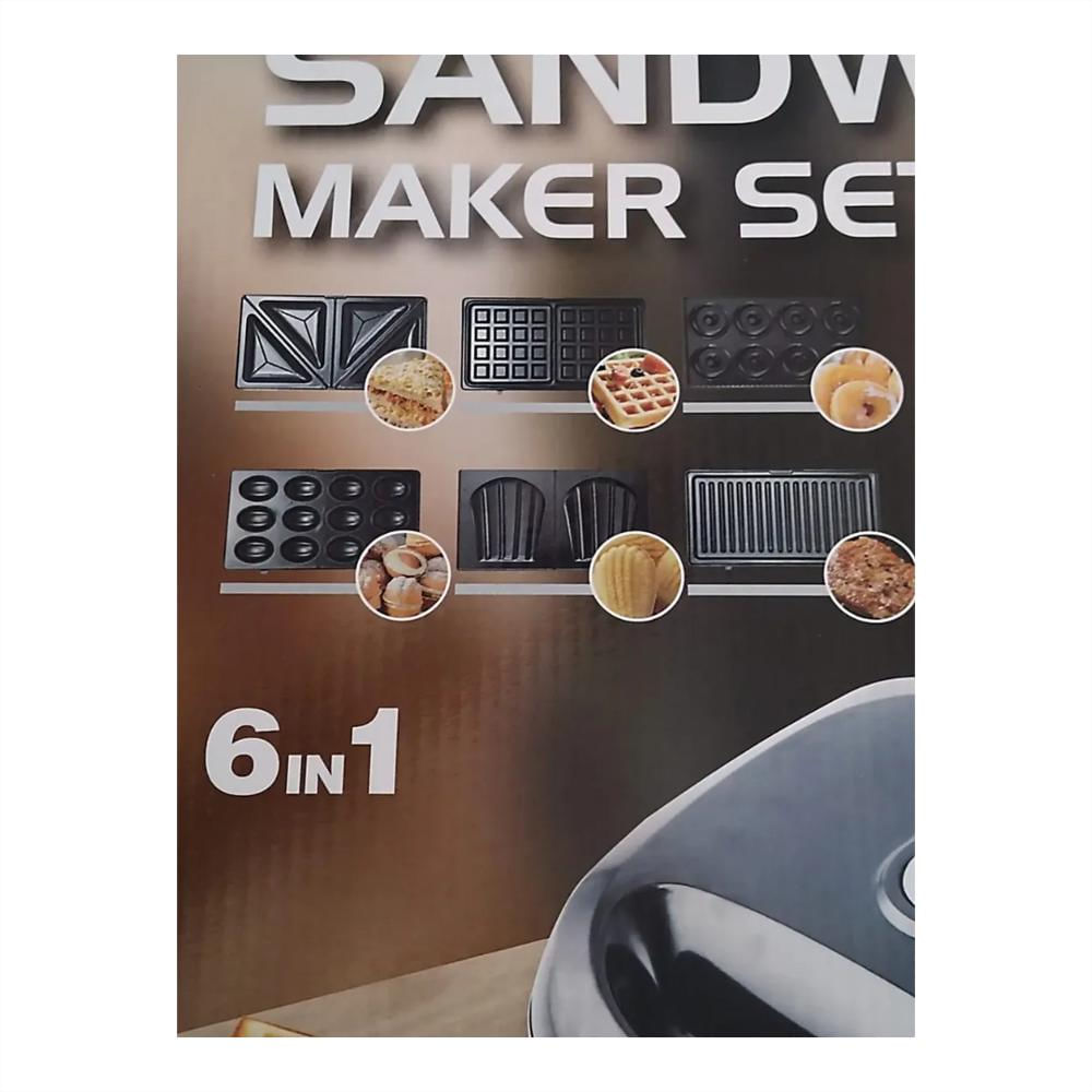 Sanduchera 6 En 1 Moldes Intercambiables img #4