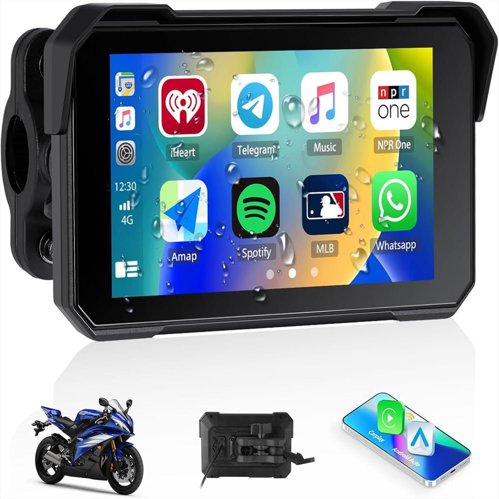 Car Play Pantalla Para Moto Con Android img #1