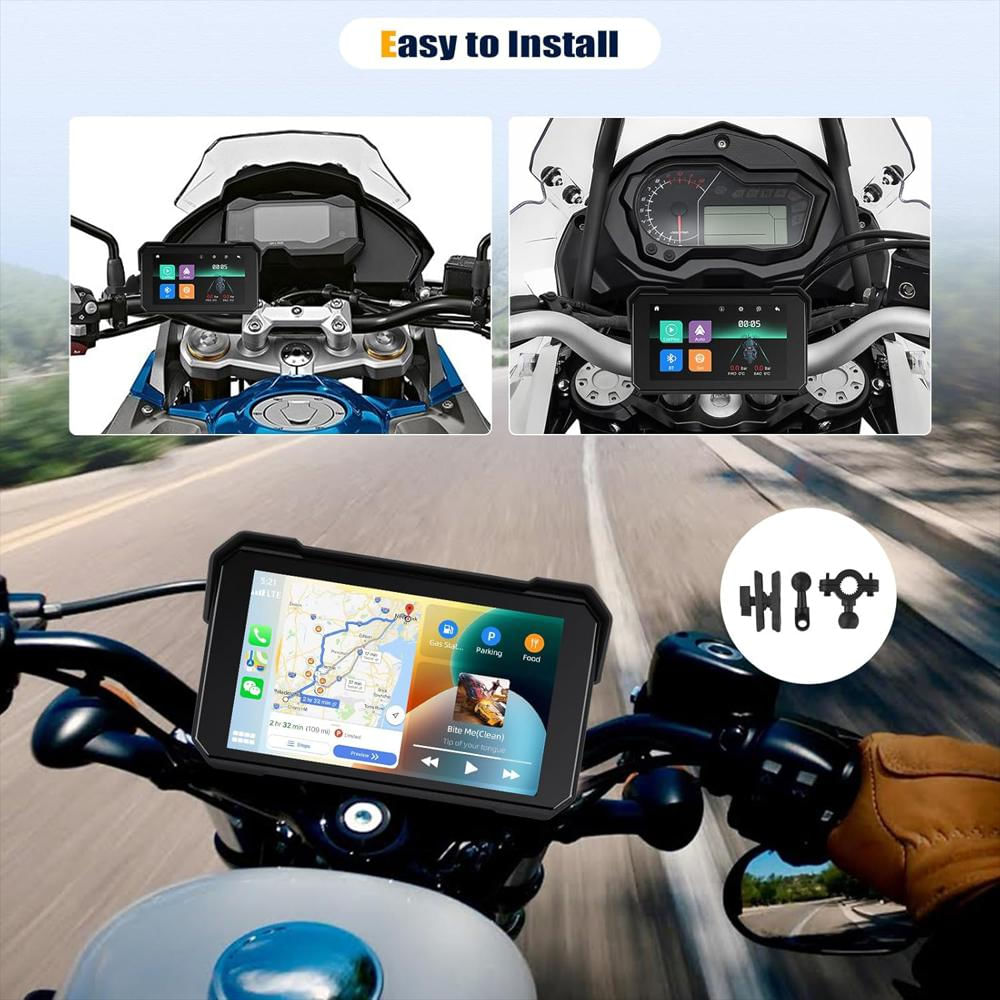 Car Play Pantalla Para Moto Con Android img #3