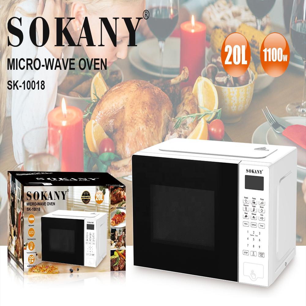Horno Mivroondas Sokany 20 Litros Blanco img #2