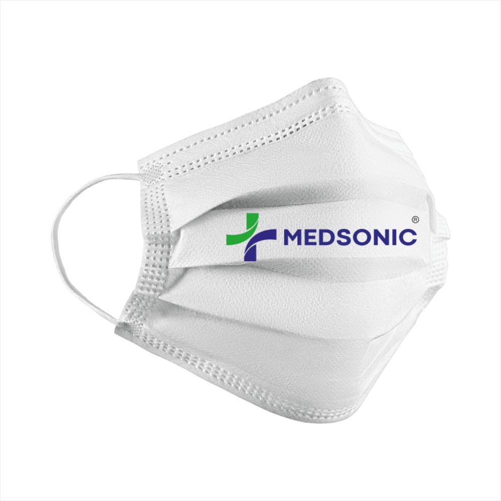 Tapabocas Desechable Blanco 3 Capas Alta Protección Pack X50 img #4