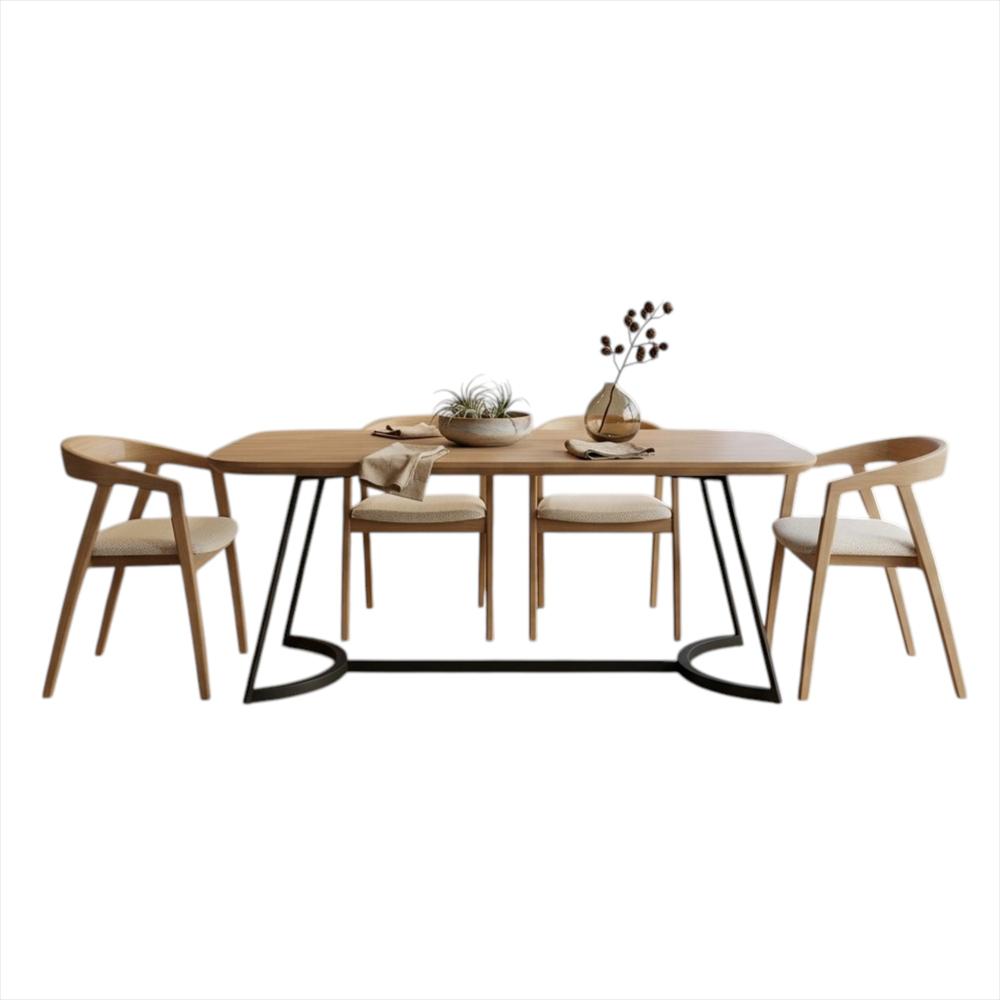 Juego De Comedor Deimos + 4 Sillas img #1