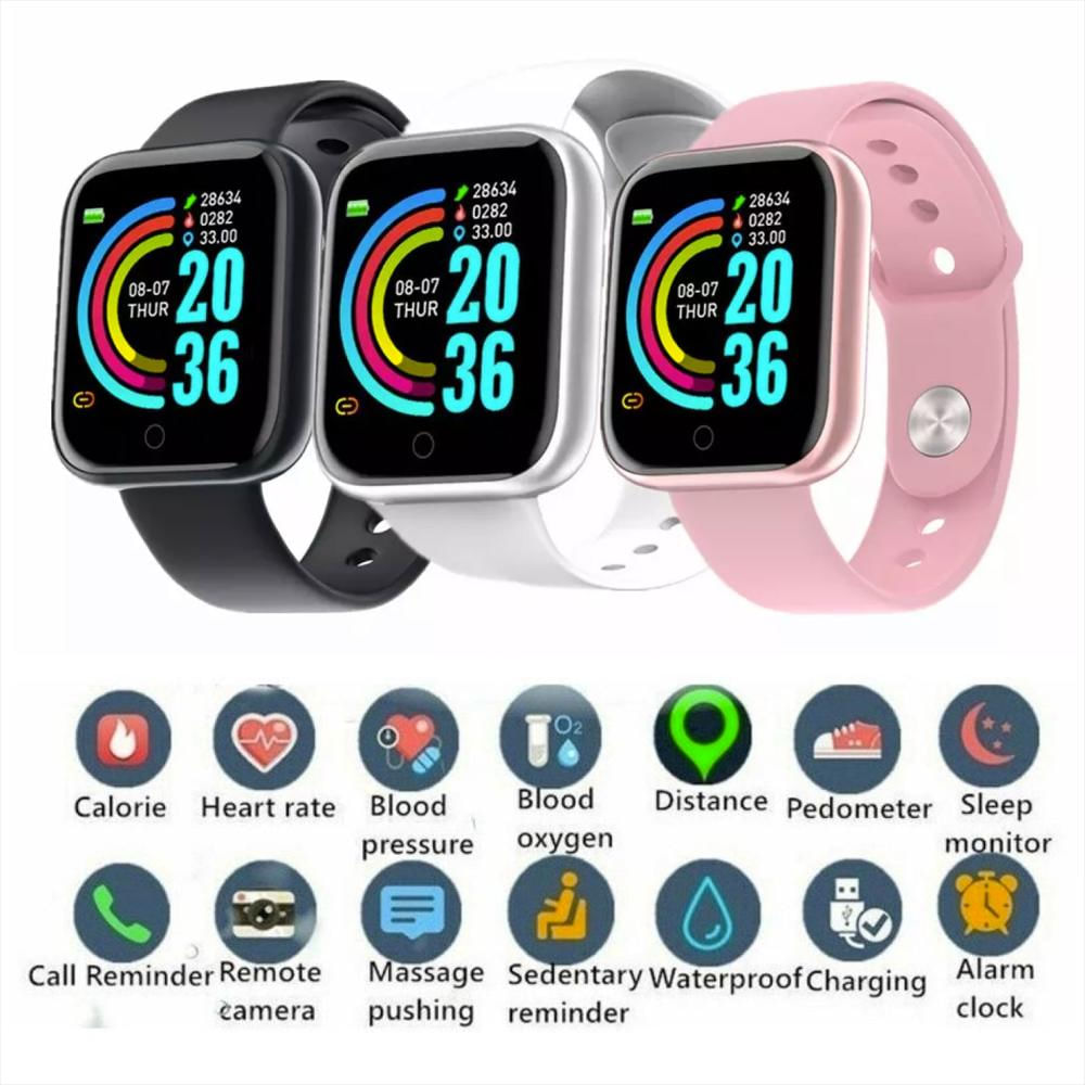 Reloj Inteligente Bluetooth Smart Watch Tactil Compatible Android Ios Rosa img #3