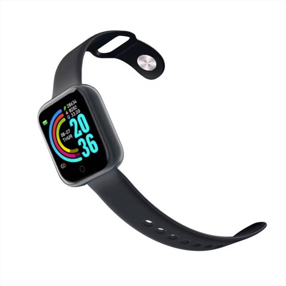 Reloj Inteligente Bluetooth Smart Watch Tactil Compatible Android Ios Negro img #1