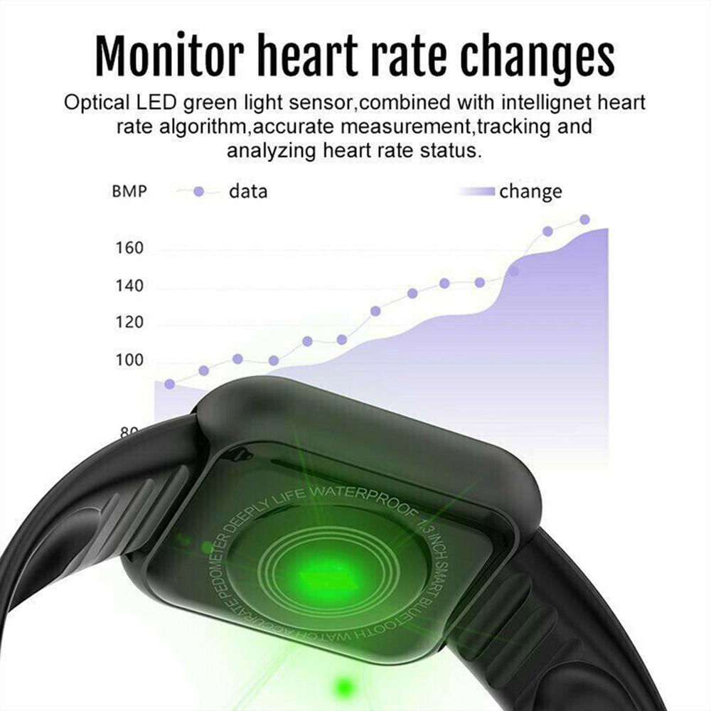 Reloj Inteligente Bluetooth Smart Watch Tactil Compatible Android Ios Negro img #3