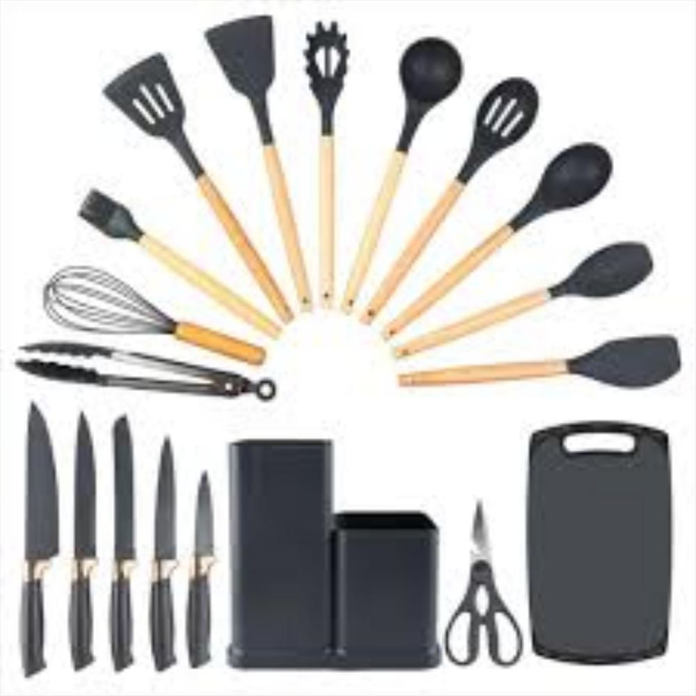 Set Utensilios De Cocina Silicona img #1