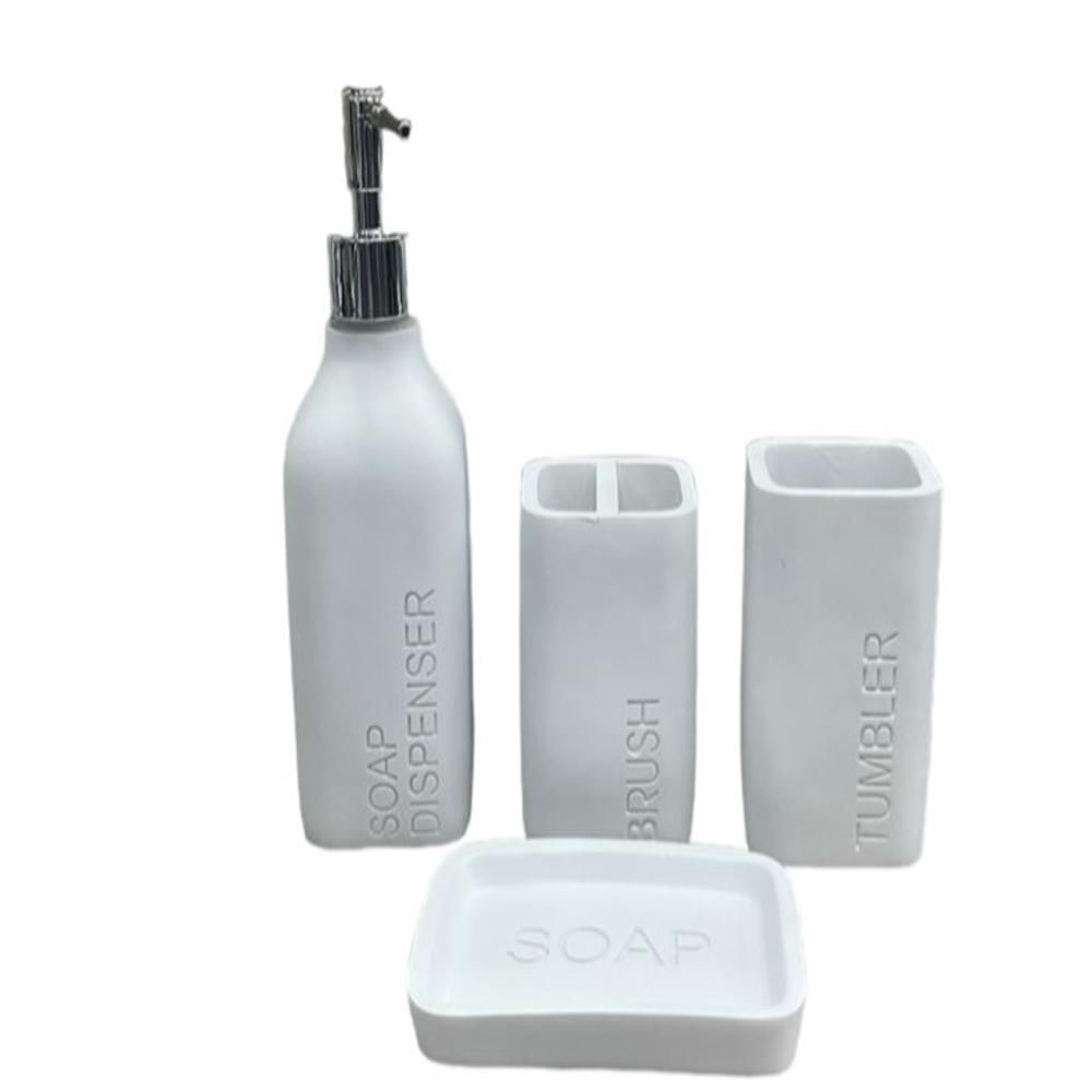 Set Para Baño Tipo Ceramica (4 Pcs) img #1