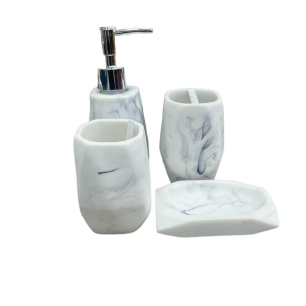 Set Para Baño Tipo Ceramica (4 Pcs) img #1
