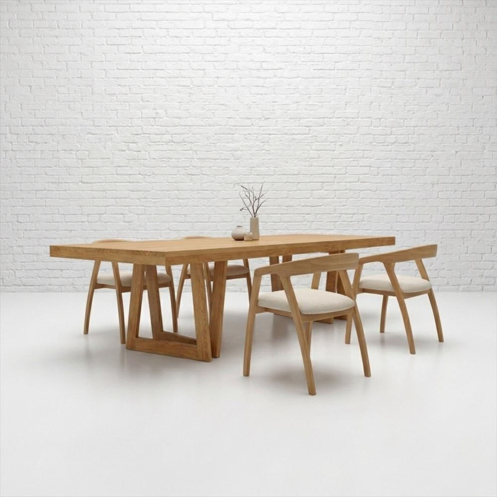 Juego De Comedor Khufu + 4 Sillas img #1