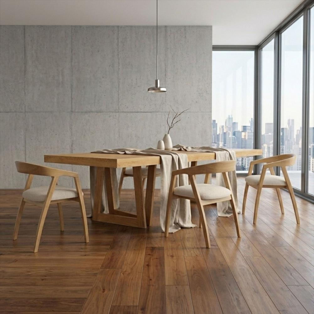 Juego De Comedor Khufu + 4 Sillas img #2