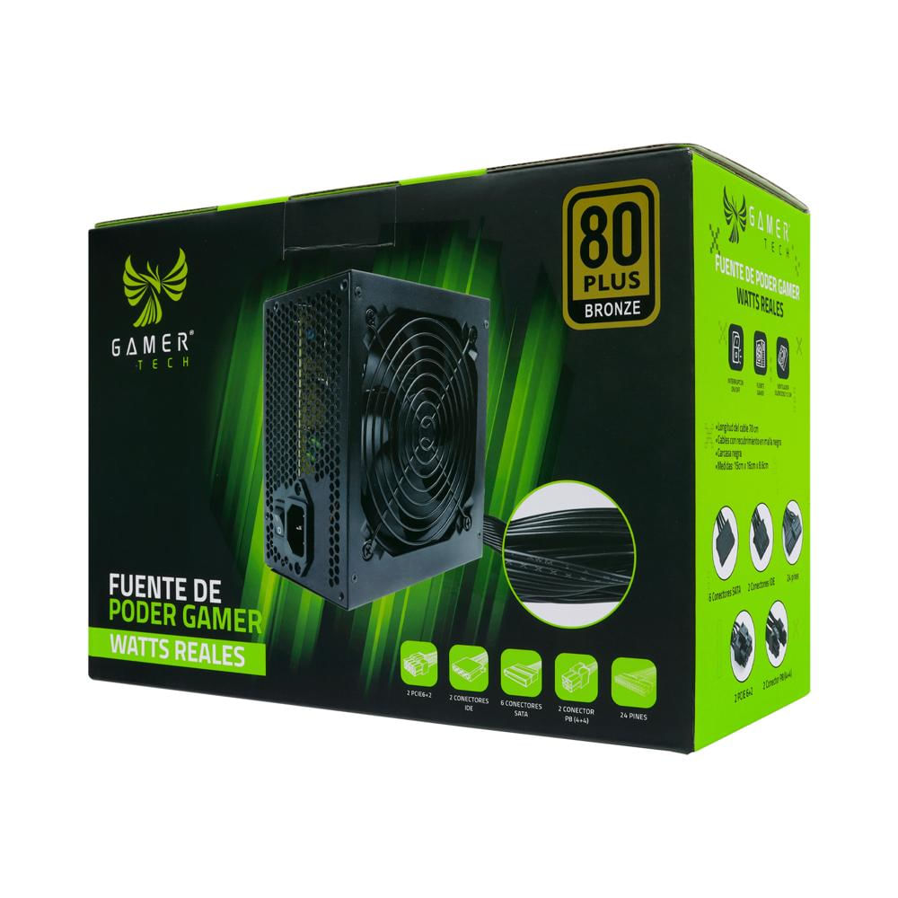 Fuente De Poder Jaltech Gamer 800W img #5