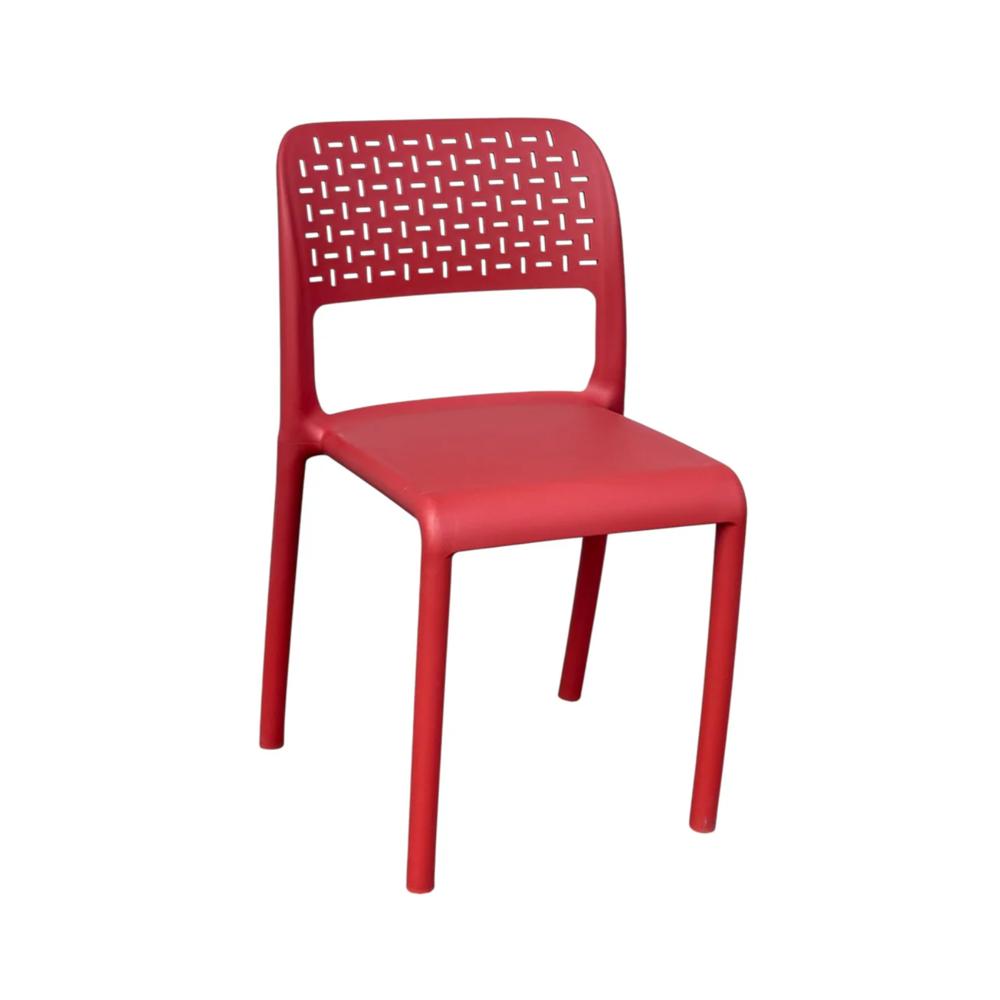 Silla Plastica Yarumal Rojo img #1