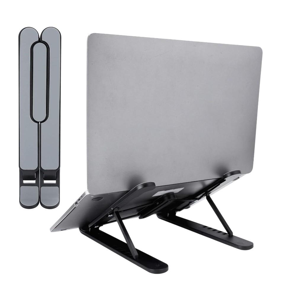 Base Soporte Retractil Ajustable Para Laptop Tablet Y Celular Negro img #4