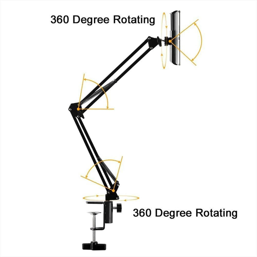 Brazo Soporte 360 Grados Para Microfono Celular Y Aro De Luz Ajustable img #5